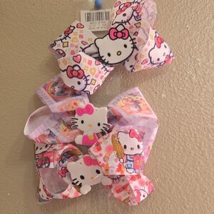 Hello Kitty Multicolor Hair Bow Set